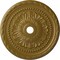 Ekena Millwork Palmetto Ceiling Medallion (Fits Canopies up to 7 5/8"), 31 1/2"OD x 3 5/8"ID x 1 3/4"P, Gold CM31PMGLS - alternate 1
